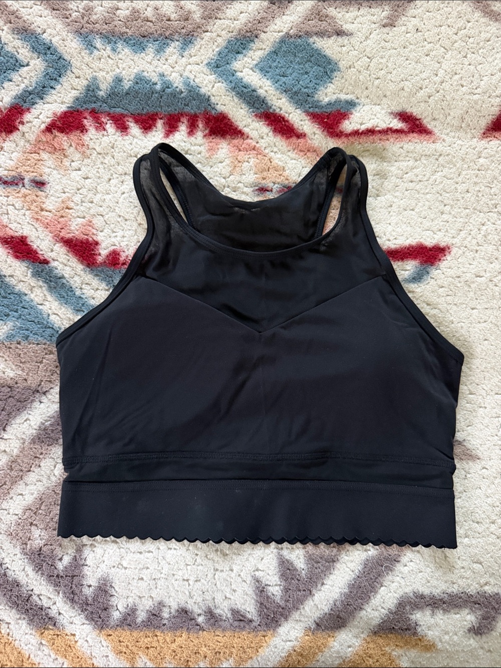 Black High-Neck Sports Bralette Zyia Active